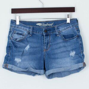 Old Navy Distressed Boyfriend Denim Shorts Women's‎ Size 2R